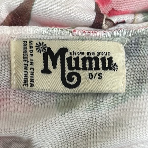 Show Me Your Mumu Brie Robe Garden of Blooms Pink One Size Wrap Robe EUC - Picture 5 of 10